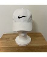Nike Adult Golf Tech Swoosh Hat/Cap-White/Black Hook And Loop - $19.18 CAD