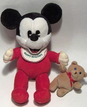 Mickey Mouse -- Disney Plush  -- Baby Mickey Mouse Happy Holidays - £15.79 GBP