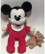 Mickey Mouse -- Disney Plush  -- Baby Mickey Mouse Happy Holidays - £15.77 GBP