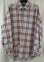 Tommy Hilfiger Mens Button Front Long Sleeve Plaid Shirt Size Large - $19.79