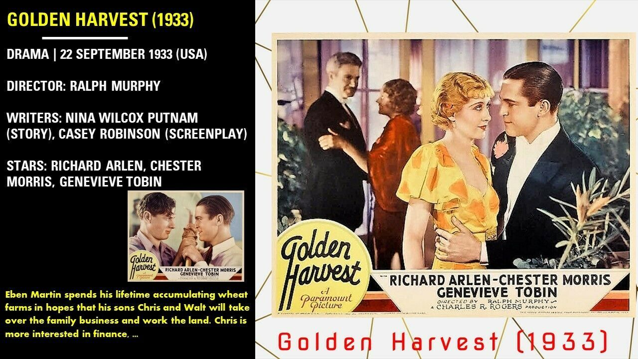 Golden Harvest (1933) - $6.00