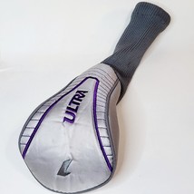 Wilson Ultra 1 Golf Club Driver Head Cover Gray Purple - £7.57 GBP