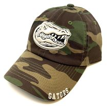 Solid Woodland Camo Florida Gators Mascot Adjustable Curved Bill Hat - £22.67 GBP