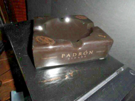 Padron Black Ceramic Ashtray NIB 8.5" x 8.5" x 2.5" NIB image 4