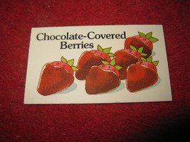 1983 Strawberry Shortcake Housewarming Surprise Board Game Part: Recipe Card #10 - $1.00