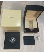 LONGINES WATCH Empty Box 5.25x5.25x3.25 Leather Credit Card Holder And M... - $87.99 CAD