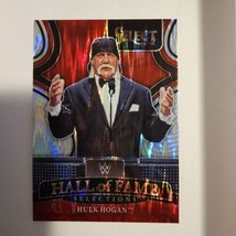 Hulk Hogan 2022 Panini Select WWE Flash Prizm Hall of Fame 17 Legend - £11.21 GBP