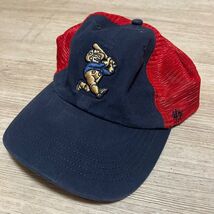 Frisco Roughriders MILB 47 Brand Mesh OFSM Hat Blue Red Texas Stretch Fit - $19.75