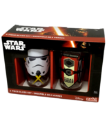 Star Wars Drinking Glasses First Order Rule Galaxy Galactic Imperial Tro... - £18.56 GBP