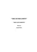 1963&#39;s THE OUTER LIMITS: THE ZANTI MISFITS repro TV series script - $30.82 CAD