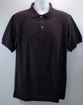 H) Vintage Harbour Classics Men's Black Polo Shirt Large - $9.89