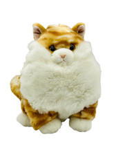 Aurora World Fat Cats Butterball Tabby Plush Stuffed Animal Ginger Orange 9.5” - £18.14 GBP