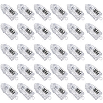 White LED Mini Party Light for Paper Lantern, Balloons Weddings Decorations 30pc - £8.66 GBP