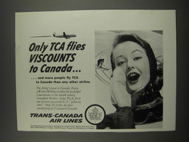 1957 TCA Trans-Canada Air Lines Advertisement - £14.48 GBP