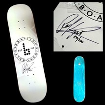 Aaron Kyro Signed Braille White Logo #100 of 100 Skateboard Autograph 8&quot;... - $152.99