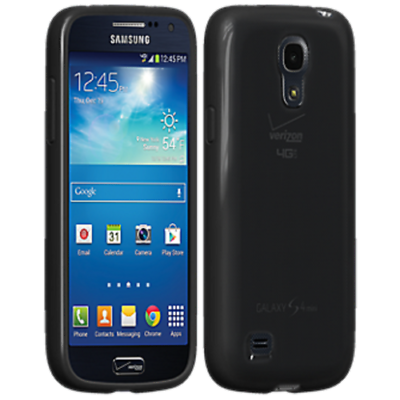 Primary image for Verizon High Gloss Silicone Cover for Galaxy S4 Mini, Black