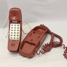 ATT 230 Trimline Mauve Phone Wall Desktop Touchtone 1990 Tested Guaranteed - $42.13