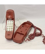 ATT 230 Trimline Mauve Phone Wall Desktop Touchtone 1990 Tested Guaranteed - $42.13