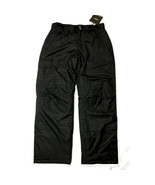 NWT Mens Size Medium CB Sports Black Lined Technical Snow Board Cargo Pants - £27.38 GBP