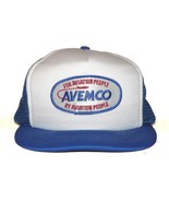 Vtg Avemco Aviation  Airplane Flight Foam Mesh Trucker Snapback Hat Cap ... - $368.81 MXN