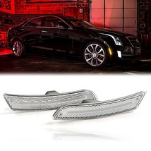 14-18 Cadillac ATS/CTS Front Fender LED Clear Side Marker Set Diode Dynamics - £75.11 GBP