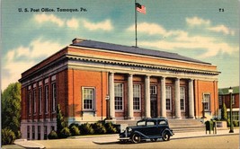 US Post Office Tamaqua Pennsylvania Old Classic Car Mailbox Street View Postcard - £16.83 GBP