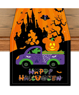 Halloween Table Runner Decorations 72 Inches Long Pumpkin Mouse Hallowee... - $282.73 MXN