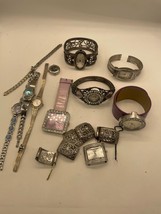 Large Lot of Wrist Watches Working &amp; Not Working to use or Repurpose - £19.73 GBP