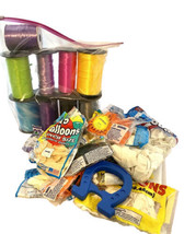 BIG Party Supply Lot Dishes, Balloons, Ribbon Great Assortment For Any Theme - £37.34 GBP