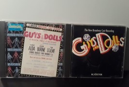 Lot of 2 Guys &amp; Dolls CDs: Original Cast Album, New Broadway Cast Recording - £6.68 GBP