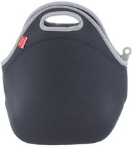 BUILT NY Gourmet Getaway Insulated Reusable Hot Cold Lunch Bag Tote, Dark Gray - £32.92 GBP