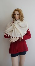 Alpaca shawl - raffle finished edge - $159.99