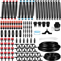 Frienda 180Ft Drip Irrigation Kit Garden Greenhouse Watering System With... - $42.99