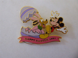 Disney Trading Pins 4547 DLR - Happy Easter 2001 - Mickey Mouse &amp; Pluto - £11.38 GBP