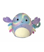 Squishmallow Plush Christabel  8” Tie-Dyed Rainbow Crab NEW ~ Ocean Sea ... - £11.79 GBP