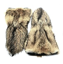 Long men&#39;s coyote fur mittens L - $230.00