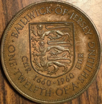 1960 Bailiwick Of Jersey 1/12 Of A Shilling - £1.84 GBP