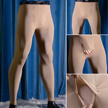Mens Velvet Thermal Long Johns Leggings Underpants Skinny Bottom Pants Underwear - £9.74 GBP