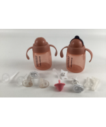 2 Tommee Tippee Toddler Sippy Superstar Weighted Straw Cups Anti Leak Drink - $20.29 CAD