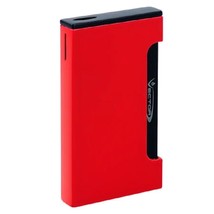 Vector - Spade Single Pyamid Flame Lighter Red Lacquer - VECTOR SPADE RED 08 - £31.93 GBP