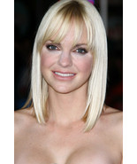 ANNA FARIS BUSTY BARE-SHOULDERED SMILING POSE 24X36 POSTER PRINT - £22.80 GBP