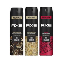 Axe Long Lasting Deodorant Bodyspray For Men 215 ml (Combo, Pack Of 3) - £36.03 GBP