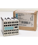NEW Siemens 3RH1911-2GA04 Auxiliary Contact Block - 3RH19112GA04 - $557.31 MXN
