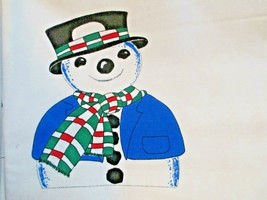 Fabric Canvas Panel Snowman Kit for Bag or Centerpiece or Door Hanging; $5.50 - £4.39 GBP