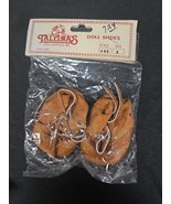 Tallinas Brown Lace-Up Doll Shoes Style 442 Size 3 New Vintage - $92.91 MXN
