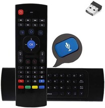 MX3 Air Fly Mouse 2.4G Wireless Keyboard Voice Remote control for Android Tv, PC - £9.48 GBP