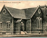 First Baptist Church Strathcona Alberta Canada 1910 DB Postcard J10 - £10.63 GBP