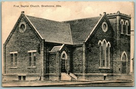 First Baptist Church Strathcona Alberta Canada 1910 DB Postcard J10 - £10.56 GBP