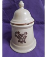 Pfaltzgraff Village Pattern Covered Sugar Bowl 6-22 MADE IN USA 6&quot; w/ Lid - £6.98 GBP