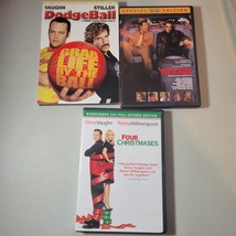 Vince Vaughn DVD Lot Dodgeball, Made Special Edition, Four Christmases - £9.89 GBP